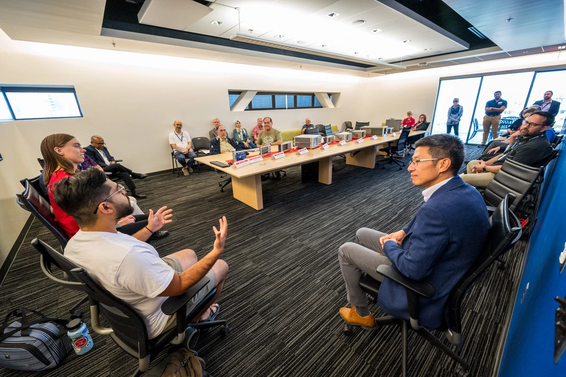 people in conference room