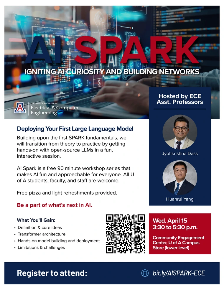 AI Spark event flier