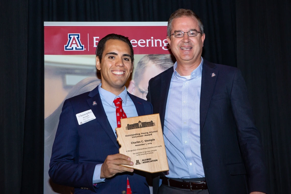 Christopher Stemple, University of Arizona College of Engineering alum.