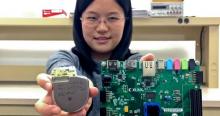 Doctoral student Sixing Lu is helping ECE associate professor Roman Lysecky develop technology on a prototype network-connected pacemaker (left) to detect hacking of a real pacemaker (right).